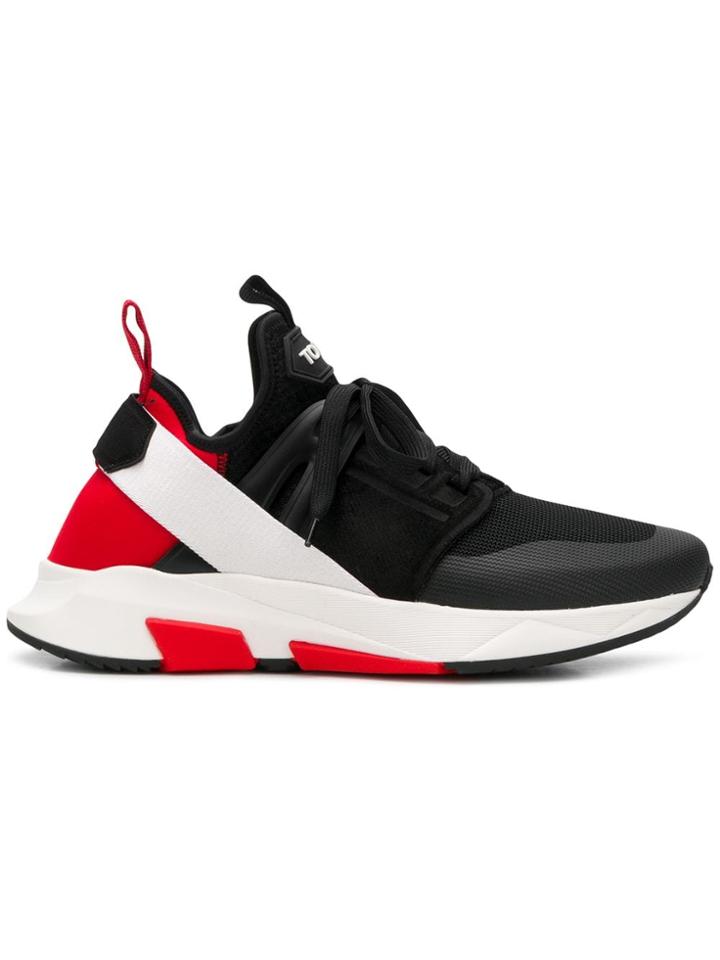 Tom Ford Jago Sock Sneakers - Black