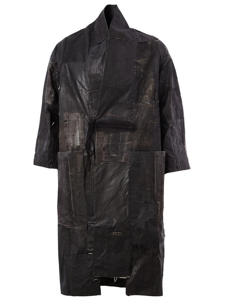 Toogood 'the Umpire' Coat, Men's, Size: 2, Black, Silk/cotton/linen/flax