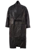 Toogood 'the Umpire' Coat, Men's, Size: 2, Black, Silk/cotton/linen/flax