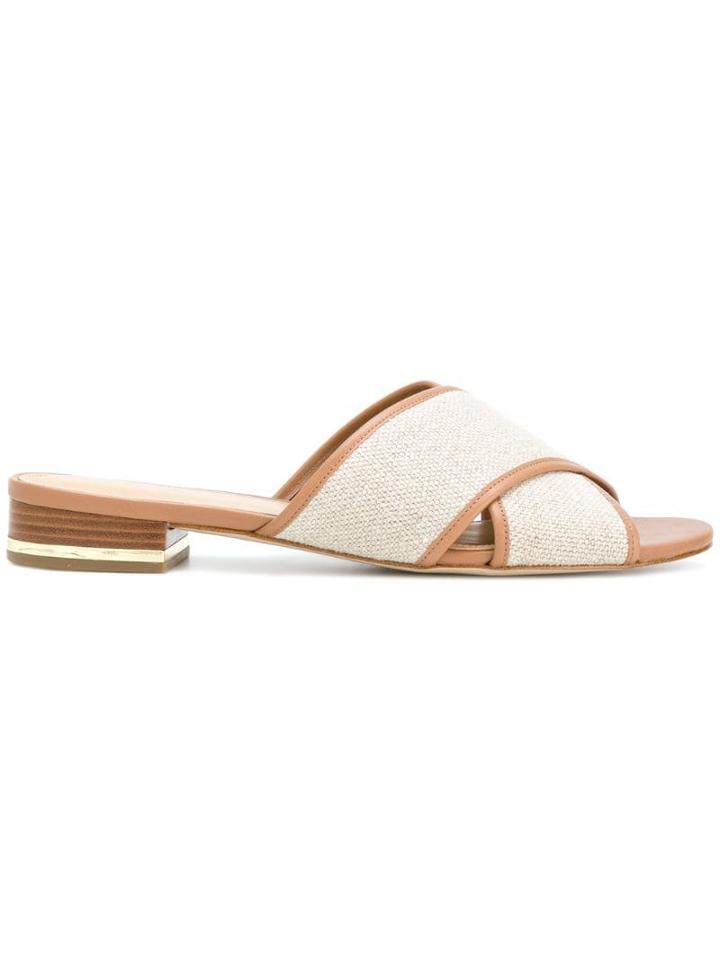 Michael Michael Kors Cross-over Sandals - Neutrals