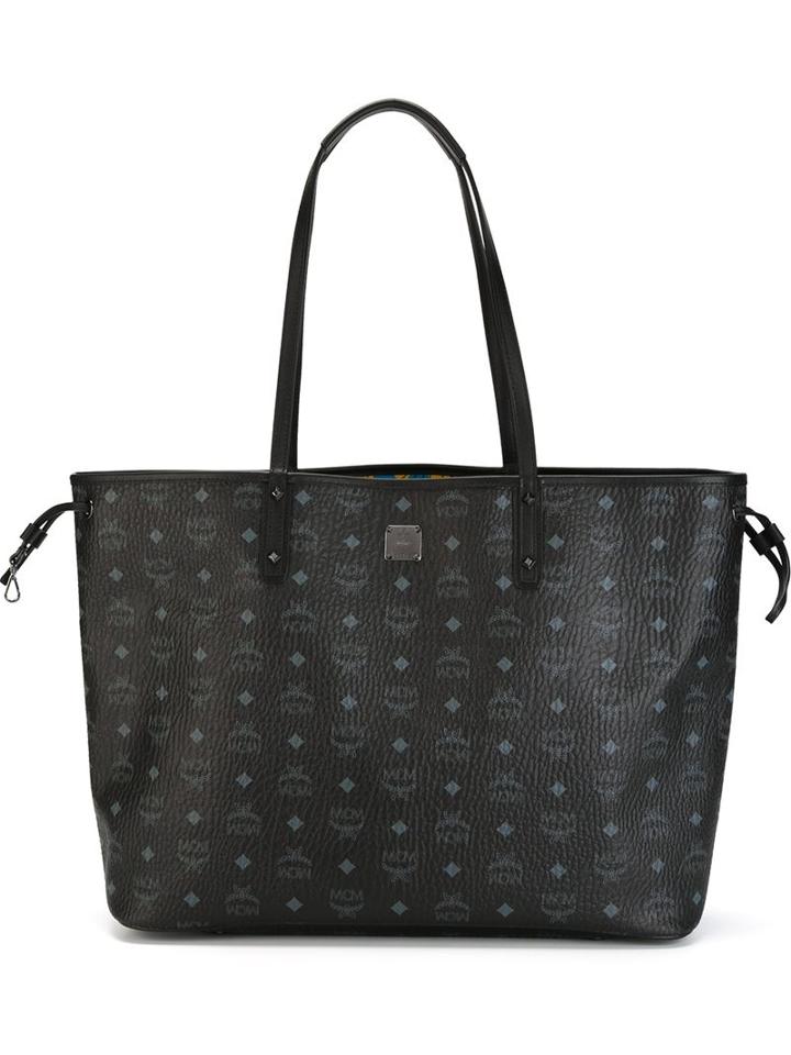 Mcm 'project Visetos' Tote, Women's, Black