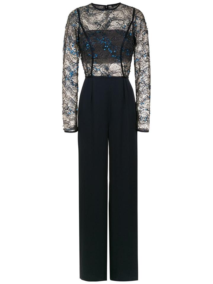 Tufi Duek Jumpsuit With Lace Detail - Blue