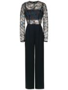 Tufi Duek Jumpsuit With Lace Detail - Blue