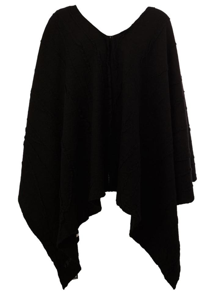 Label Under Construction Oversized Poncho