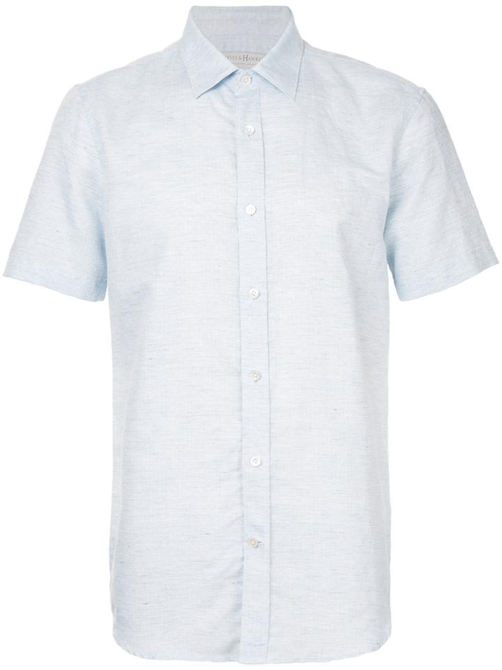 Gieves & Hawkes Patterned Shirt - Blue