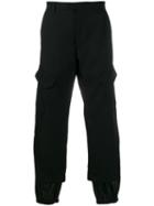 Delada Straight-leg Cargo Trousers - Black
