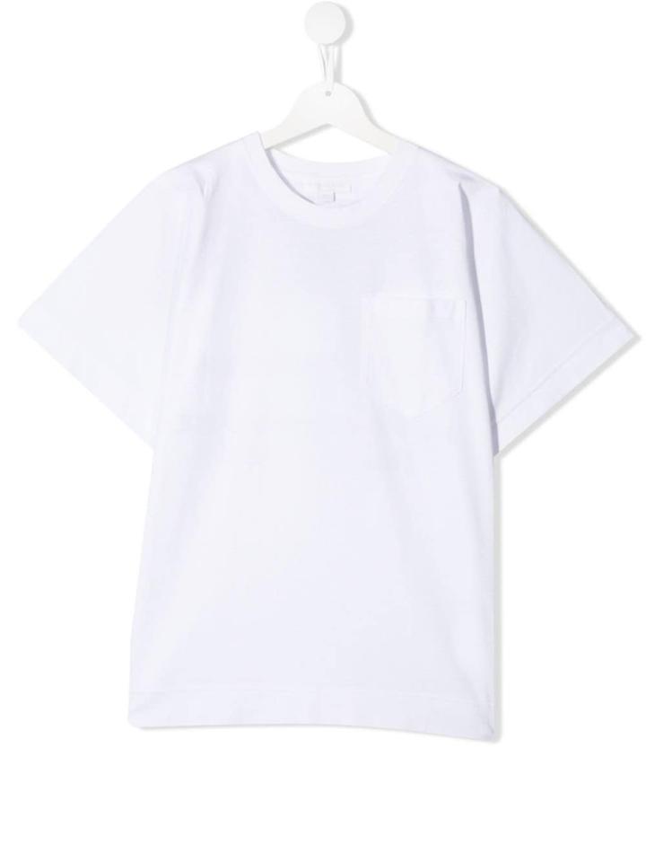 Burberry Kids Logo Tape T-shirt - White