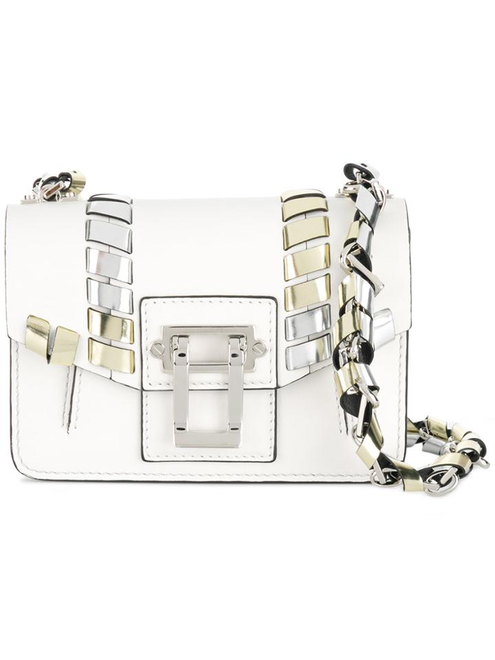 Proenza Schouler Hava Embellished Shoulder Bag - White