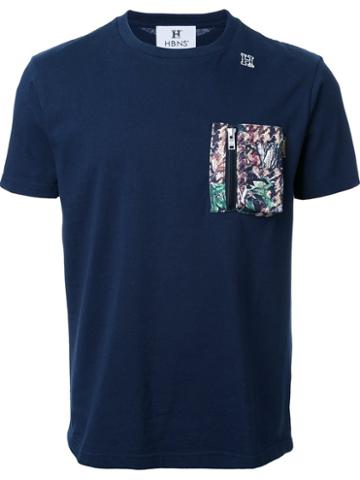Hbns Zipped Military Pocket T-shirt