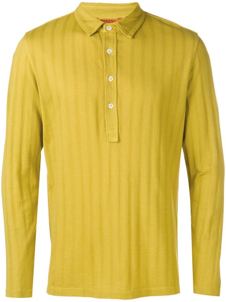 Barena Collar Ribbed Sweatshirt - Yellow