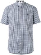 Burberry - Checked Shortsleeved Shirt - Men - Cotton - Xl, White, Cotton