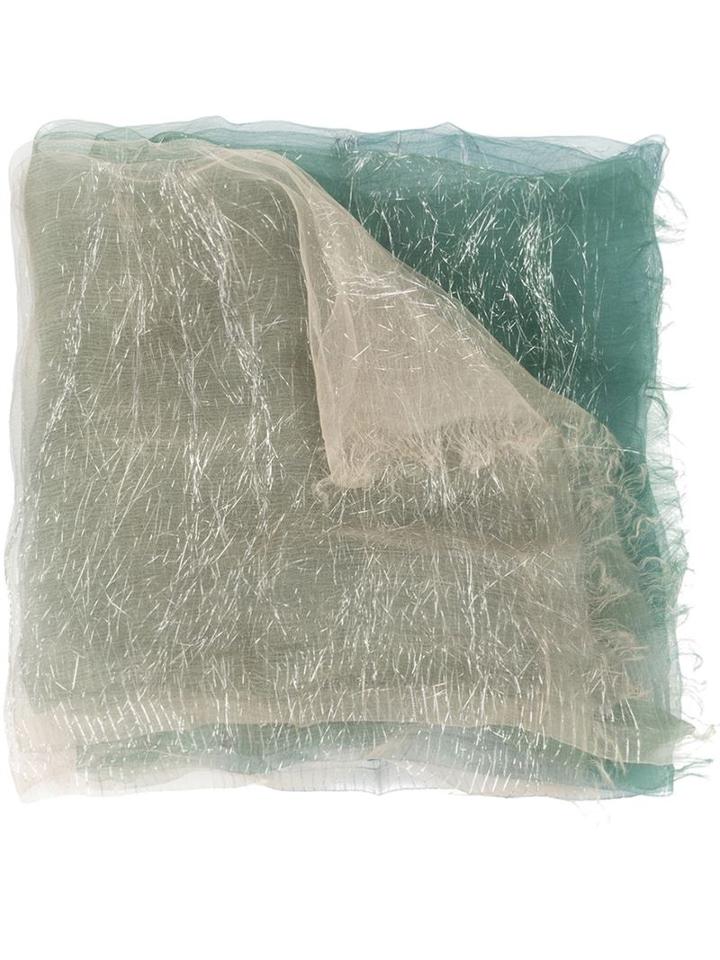 Faliero Sarti 'faliero Sarti Pour L'eclaireur' Scarf, Adult Unisex, Green, Silk/polyamide