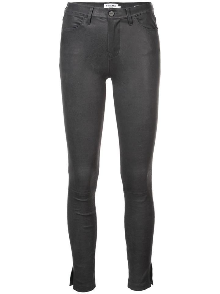 Frame Denim Le High Skinny Trousers - Black