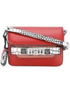 Proenza Schouler - Contrast Cocco Printed Bag - Women - Calf Leather - One Size, Red, Calf Leather