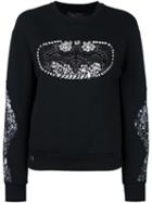 Philipp Plein 'charming' Sweatshirt, Women's, Size: Medium, Black, Cotton/polyester