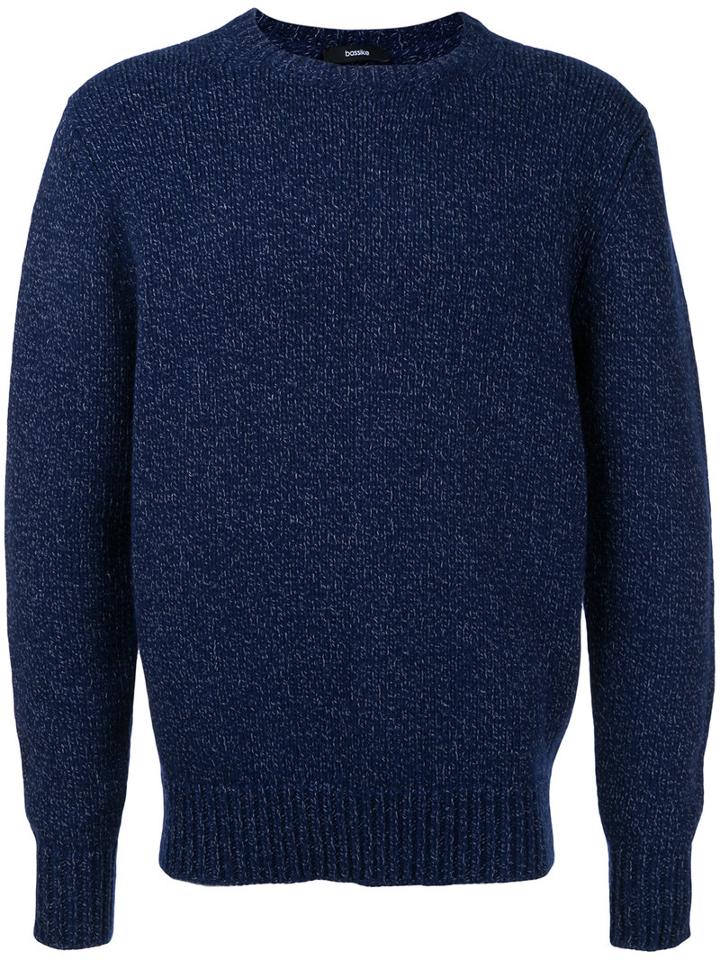 Bassike - Chunky Jumper - Men - Cotton/nylon/merino - S, Blue, Cotton/nylon/merino