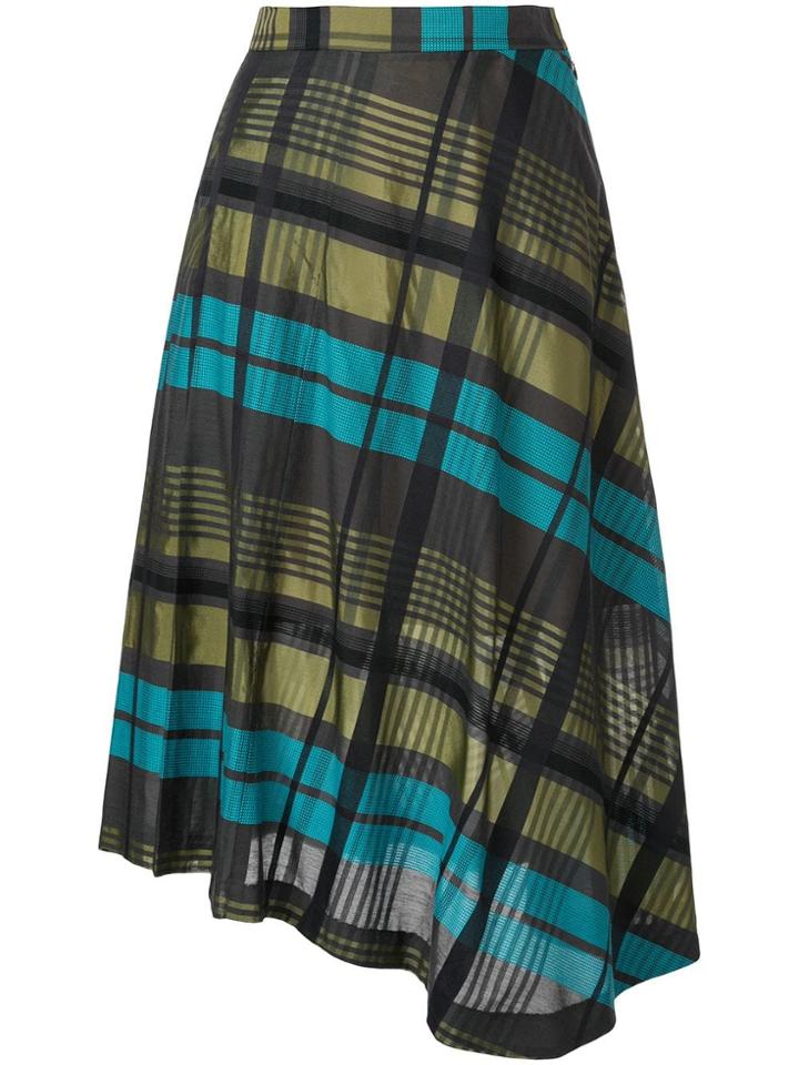 Loveless Asymmetric Hem Skirt - Multicolour