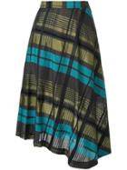Loveless Asymmetric Hem Skirt - Multicolour