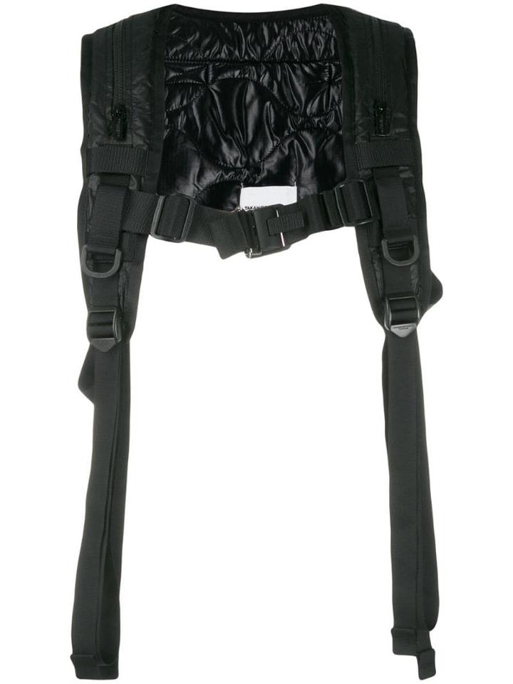 Takahiromiyashita The Soloist Harness Buckled Gilet - Black