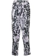 Layeur Printed Tapered Trousers - Pink
