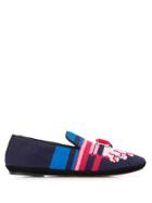 Loewe Foot Print Slippers - Blue