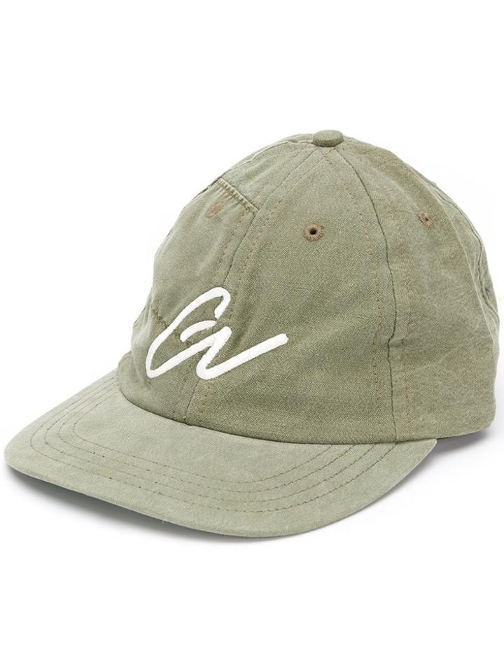Greg Lauren Logo Embroidered Cap - Green
