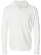 Doppiaa V-neck Textured Sweater - White