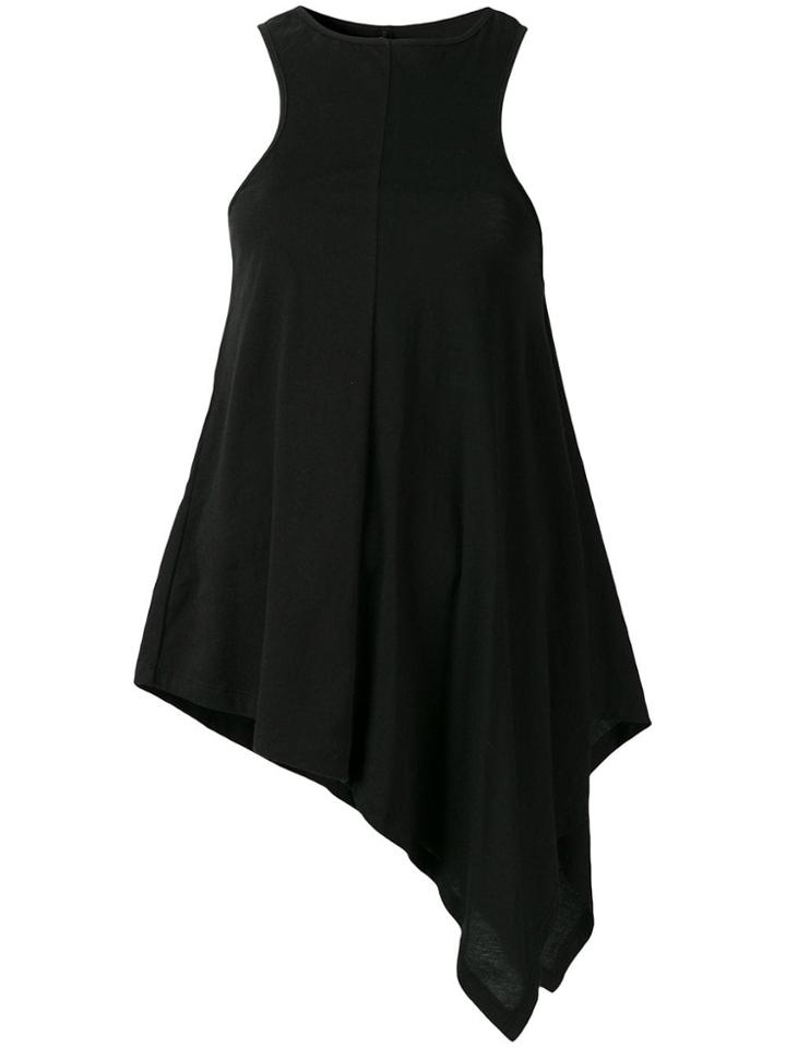 Unravel Project Asymmetric Tank Top - Black