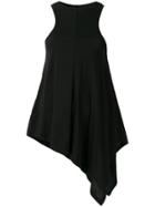 Unravel Project Asymmetric Tank Top - Black