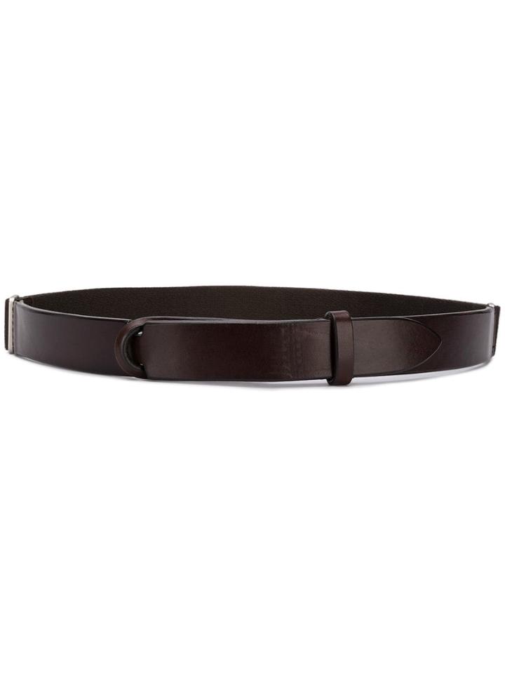 Orciani Classic Thin Belt - Brown