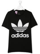 Adidas Originals Kids Teen Trefoil Logo T-shirt - Black