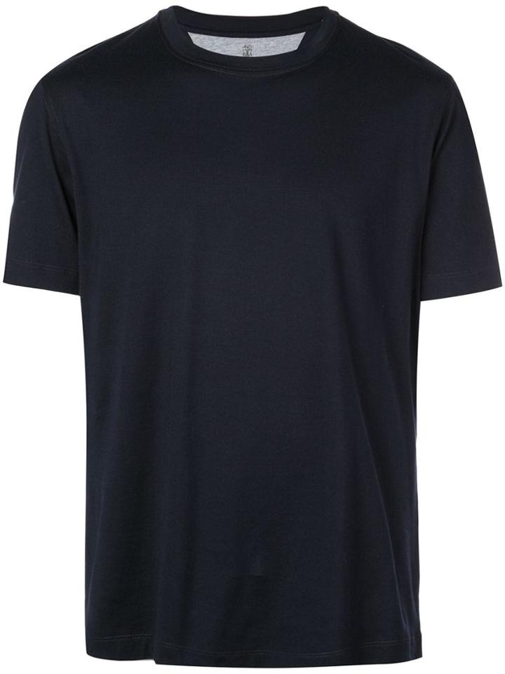Brunello Cucinelli Crewneck T-shirt - Blue