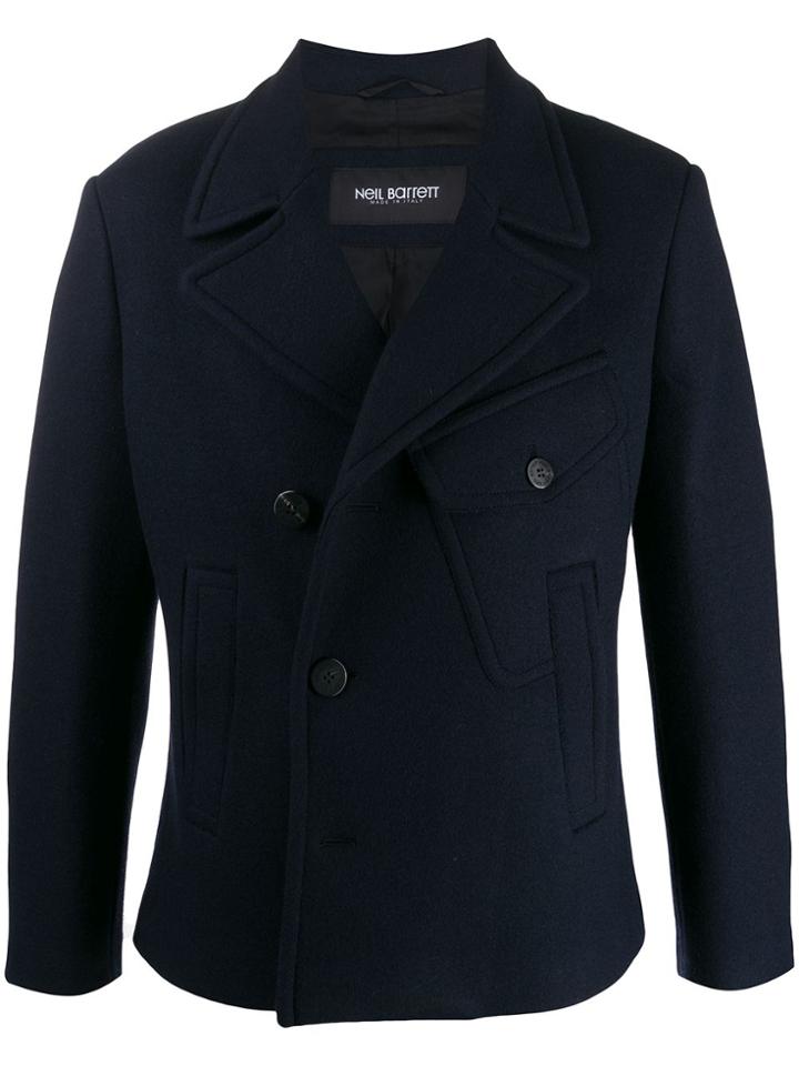 Neil Barrett Single-breasted Jacket - Blue