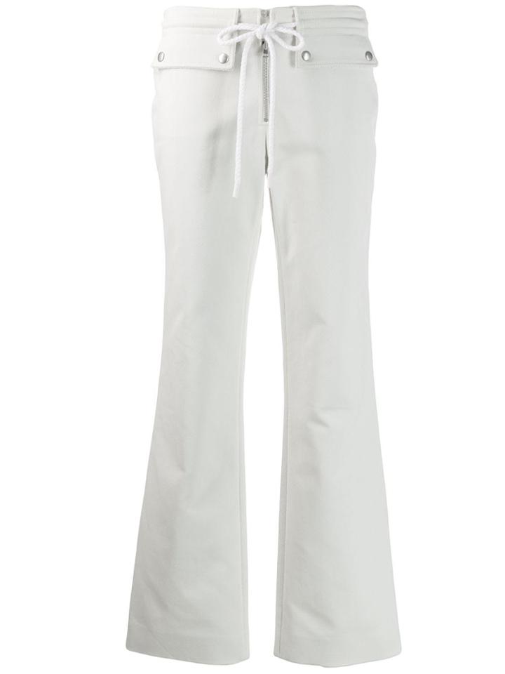 Courrèges Cropped Trousers - Neutrals