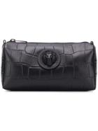 Versus Top Zipped Wash Bag - Black