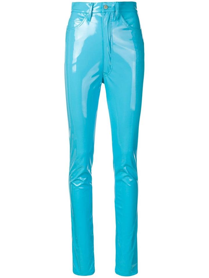 Maison Margiela High-waisted Trousers - Blue
