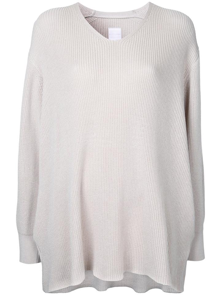 Cityshop - Slouchy Sweater - Women - Silk/cotton/rayon - One Size, Nude/neutrals, Silk/cotton/rayon