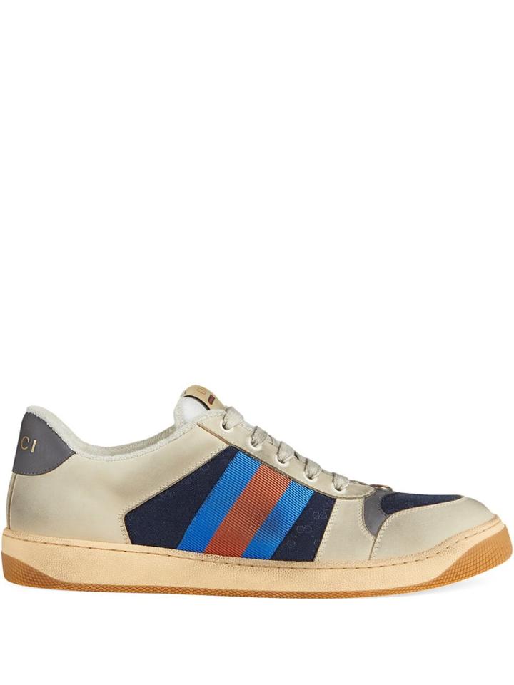 Gucci Screener Gg Sneakers - Neutrals