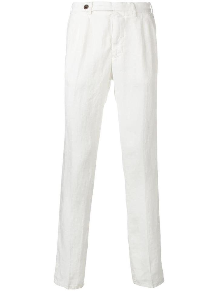 Berwich Straight-leg Trousers - White