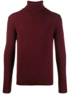 Dell'oglio Turtle Neck Sweater - Red
