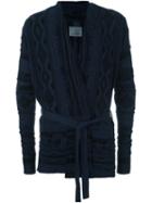 Laneus Wrap Cardigan, Men's, Size: 50, Blue, Acrylic/polyamide/viscose/wool