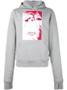 Hood By Air Extended Sleeve Hoodie, Men's, Size: Xl, Grey, Cotton