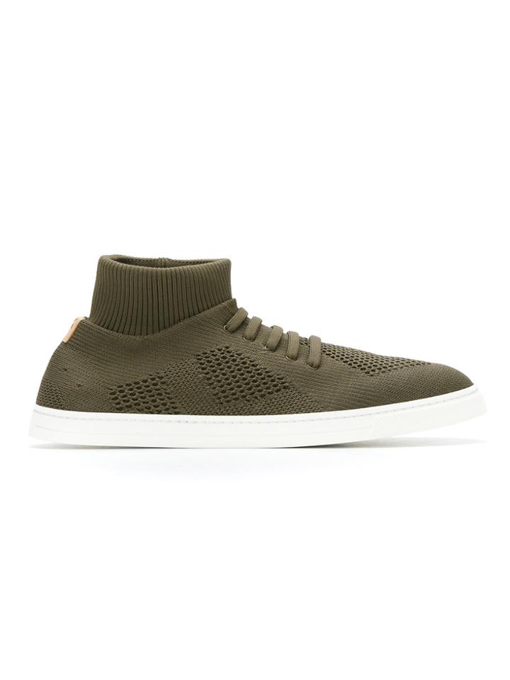 Fendi Fendi 7e1058ocm F0azu Natural (vegetable)->cotton - Green