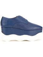 Paloma Barceló Platform Lace-up Shoes - Blue