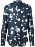 Ps Paul Smith Blurred Spot Print Shirt, Men's, Size: Xl, Blue, Cotton