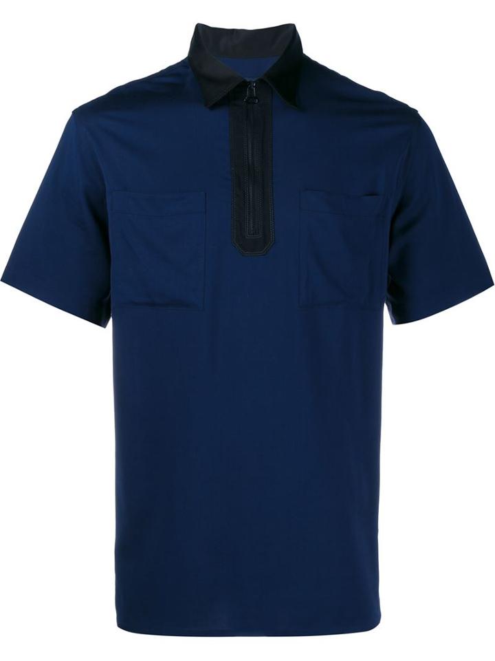 Lanvin Zipped Polo Shirt