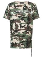 Mastermind World Logo Camouflage Print T-shirt - Green