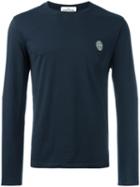 Stone Island Round Neck Sweatshirt, Men's, Size: Medium, Blue, Cotton