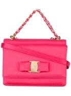 Salvatore Ferragamo 'vara' Crossbody Bag, Women's, Pink/purple, Silk