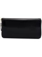 Comme Des Garçons Wallet Zip Wallet With Mirrored Lining - Black